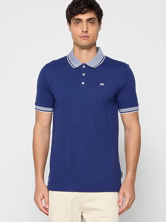 Foto van product Poloshirt lindbergh donkerblauw