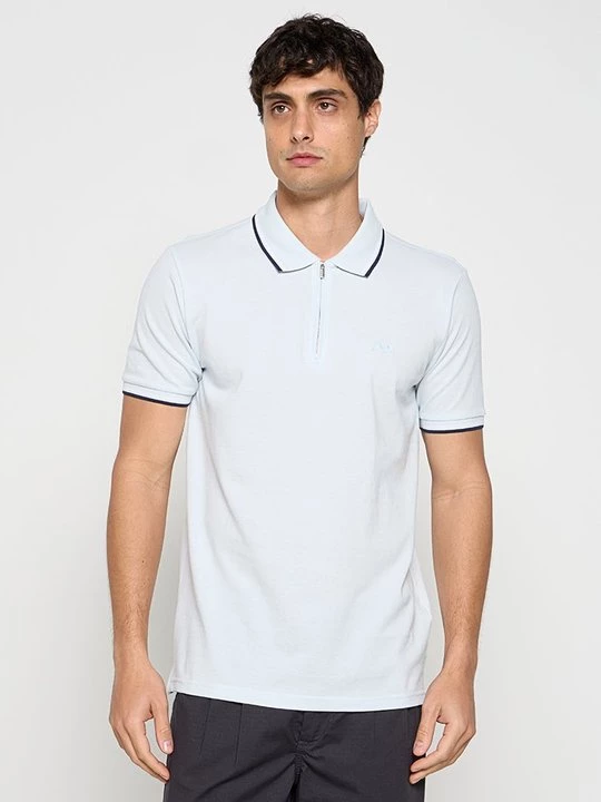 Foto van product Poloshirt lindbergh lichtblauw