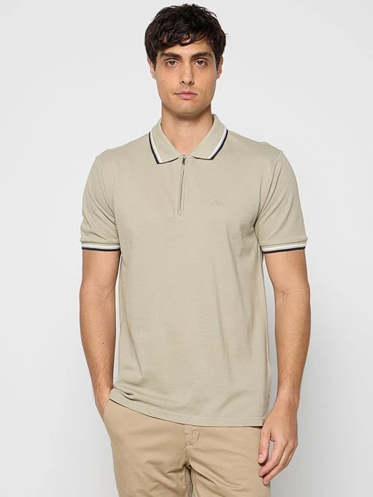 Foto van product Poloshirt lindbergh olijfgroen