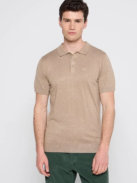 Foto van product Poloshirt lindbergh zandkleur