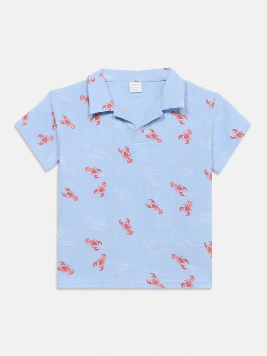 Foto van product Poloshirt Lindex lichtblauw