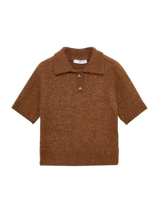 Foto van product Poloshirt Mango bruin