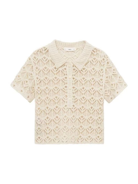 Foto van product Poloshirt Mango crème