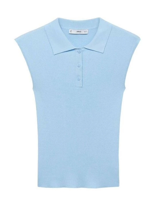 Foto van product Poloshirt Mango lichtblauw