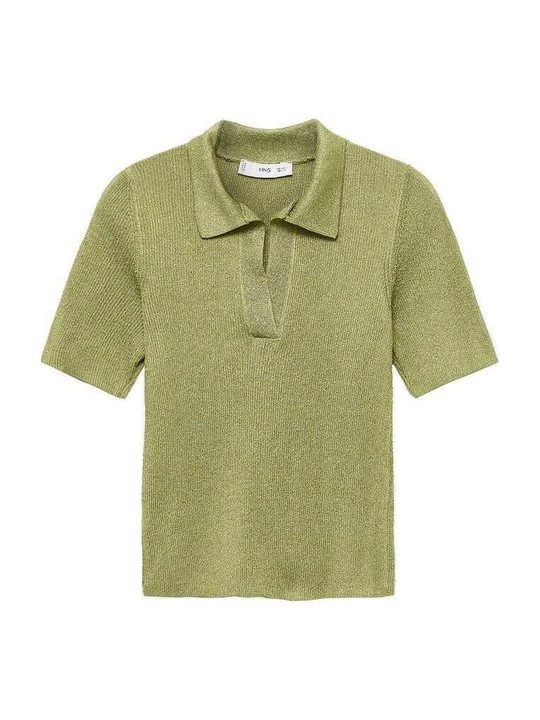 Foto van product Poloshirt Mango lichtgroen