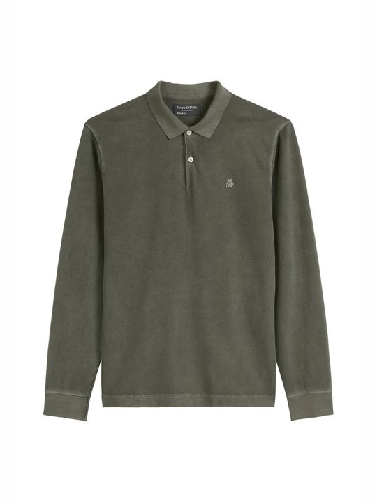Foto van product Poloshirt Marc O'Polo donkergrijs gemêleerd