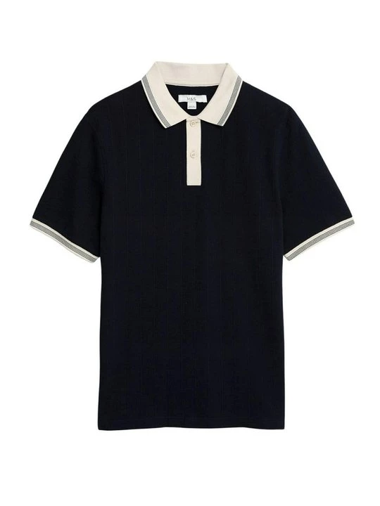 Foto van product Poloshirt Marks & Spencer donkerblauw