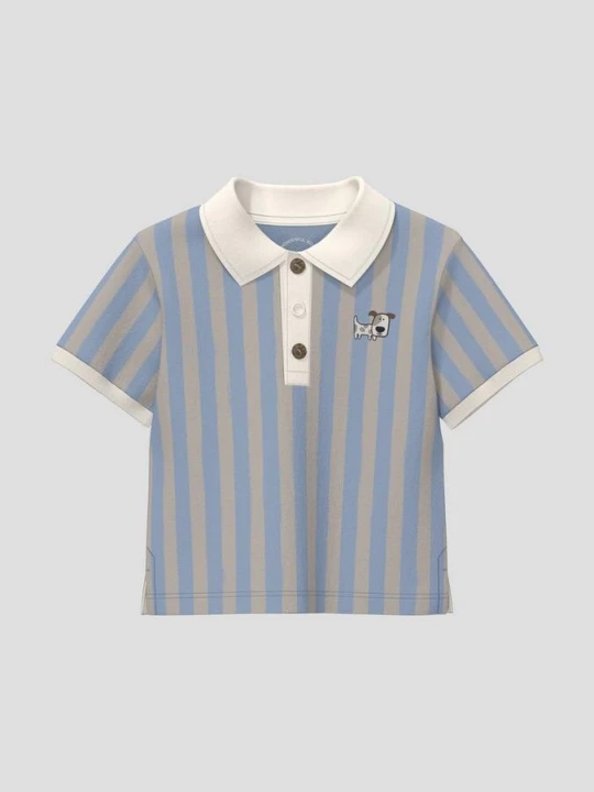 Foto van product Poloshirt met borduursel s.Oliver