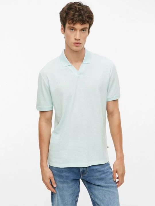 Foto van product Poloshirt met gestructureerde strepen s.Oliver