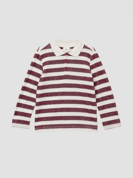 Foto van product Poloshirt met lange mouwen en strepen s.Oliver