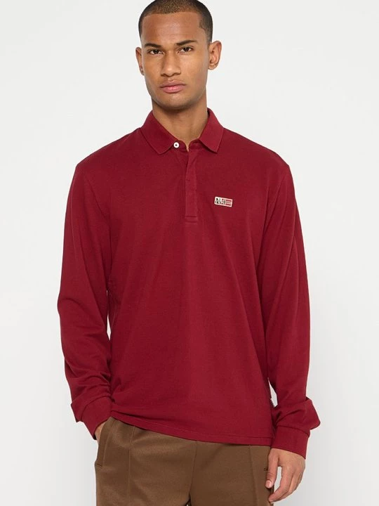 Foto van product Poloshirt Napapijri bordeauxrood