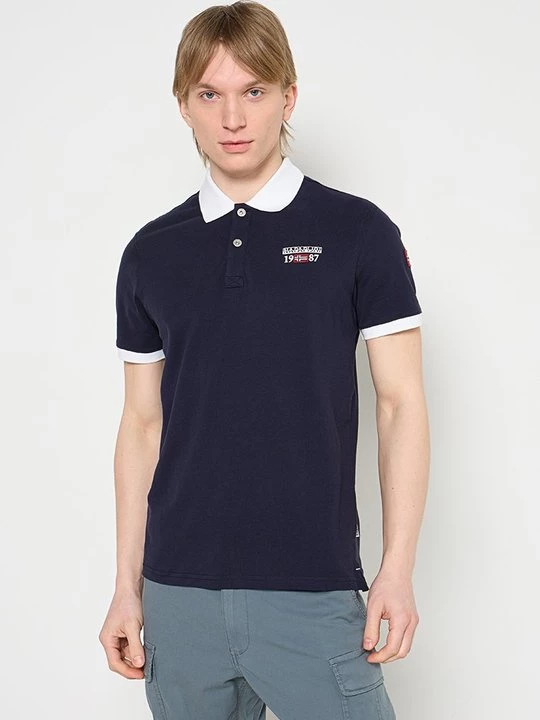 Foto van product Poloshirt Napapijri donkerblauw