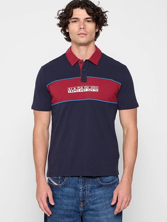 Foto van product Poloshirt Napapijri donkerblauw