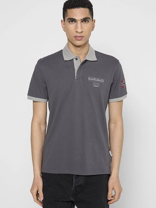 Foto van product Poloshirt Napapijri donkergrijs