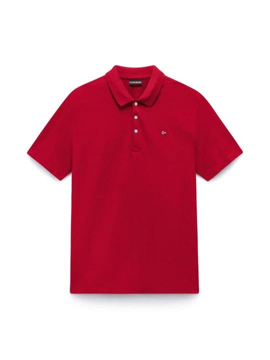 Foto van product Poloshirt Napapijri donkerrood gemêleerd