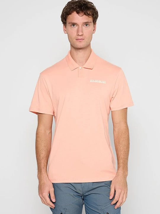 Foto van product Poloshirt Napapijri donkerroze