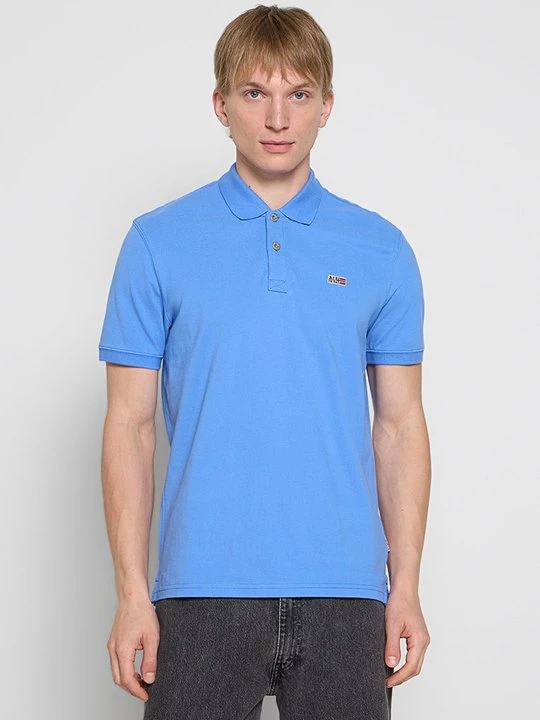 Foto van product Poloshirt Napapijri gemêleerd donkerblauw