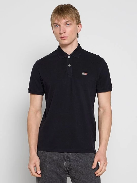 Foto van product Poloshirt Napapijri gemêleerd zwart