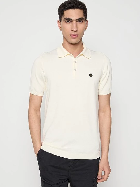 Foto van product Poloshirt No Excess crème