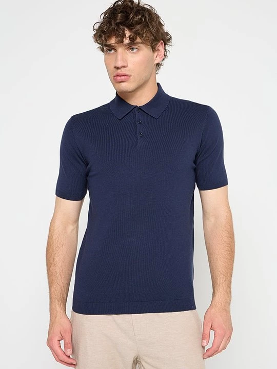 Foto van product Poloshirt No Excess donkerblauw
