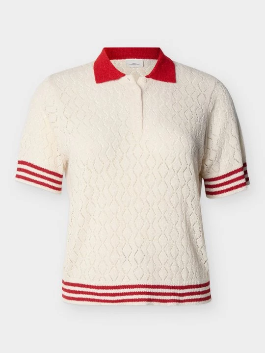 Foto van product Poloshirt ONLY Carmakoma beżowy