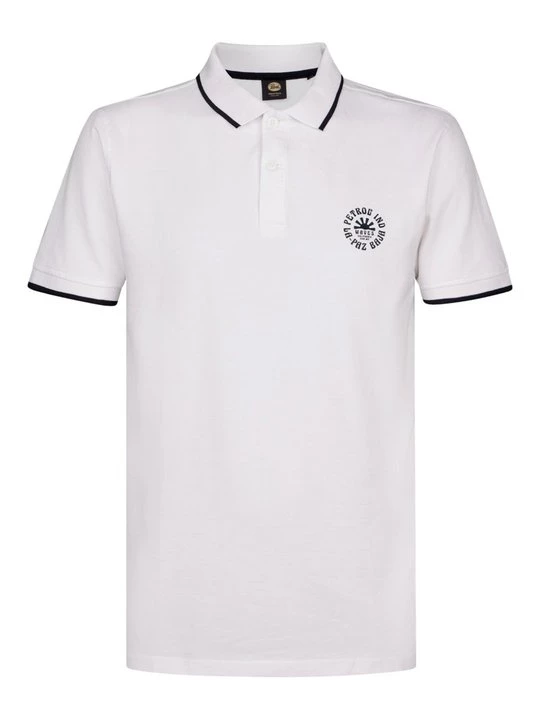 Foto van product Poloshirt Petrol Industries wit