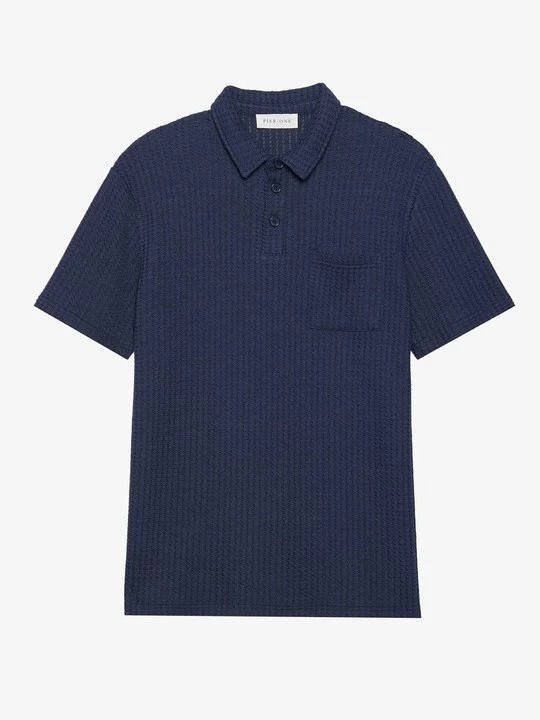 Foto van product Poloshirt Pier One By Zalando donkerblauw