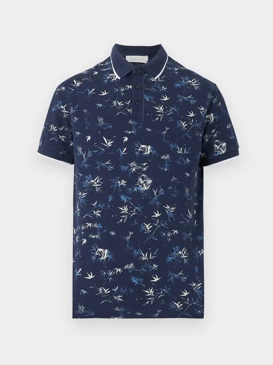 Foto van product Poloshirt Pier One By Zalando donkerblauw
