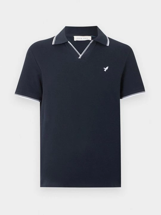 Foto van product Poloshirt Pier One By Zalando donkerblauw