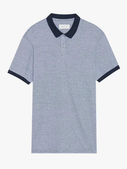 Foto van product Poloshirt Pier One By Zalando donkerblauw