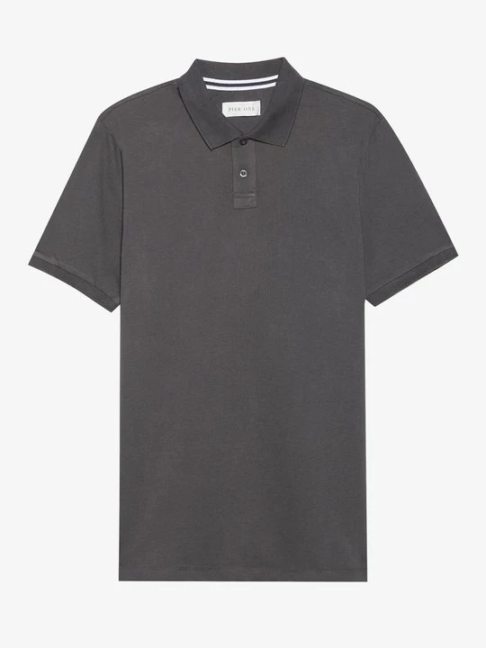 Foto van product Poloshirt Pier One By Zalando donkergrijs