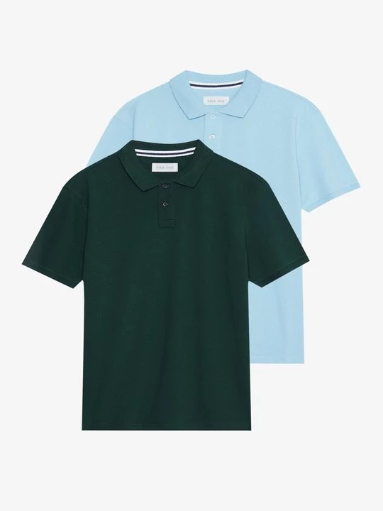 Foto van product Poloshirt Pier One By Zalando lichtblauw