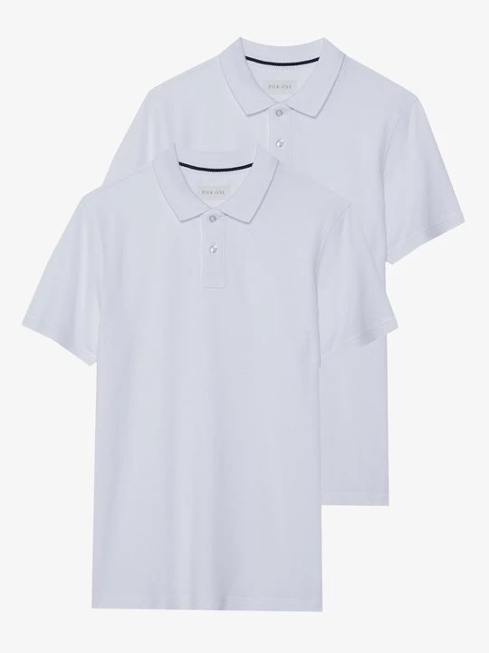 Foto van product Poloshirt Pier One By Zalando wit