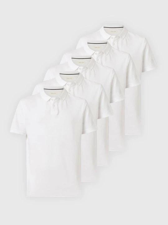 Foto van product Poloshirt Pier One By Zalando wit