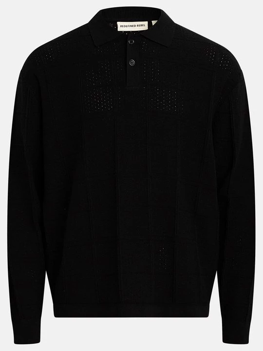 Foto van product Poloshirt Redefined Rebel zwart