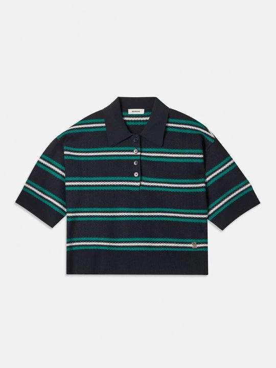 Foto van product Poloshirt Sandro donkerblauw