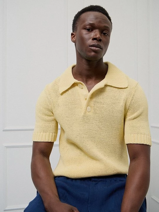 Foto van product Poloshirt Sandro geel