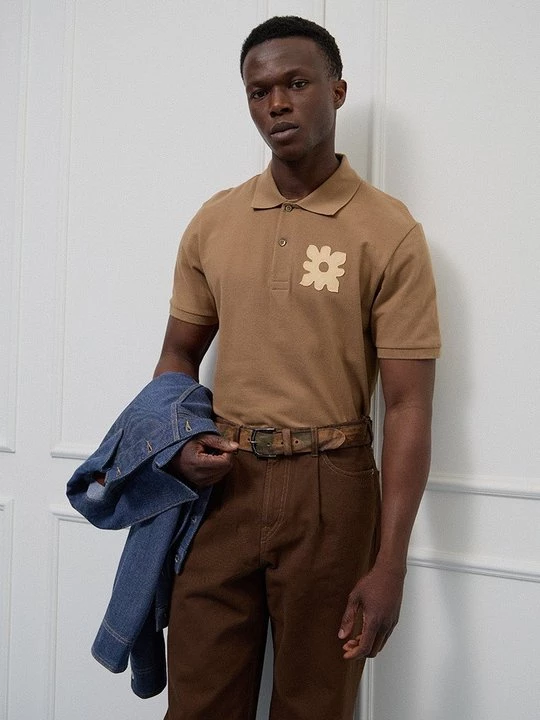 Foto van product Poloshirt Sandro lichtbruin