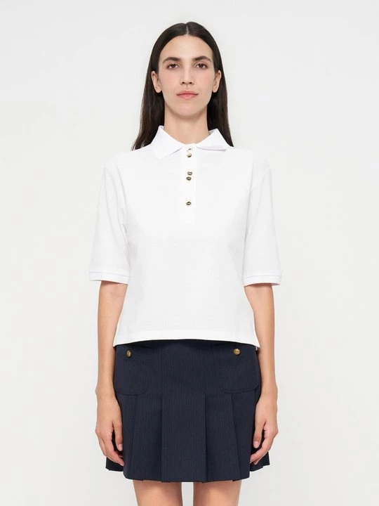 Foto van product Poloshirt Sandro wit