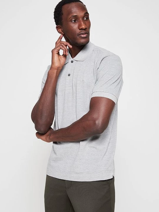 Foto van product Poloshirt Seidensticker lichtgrijs