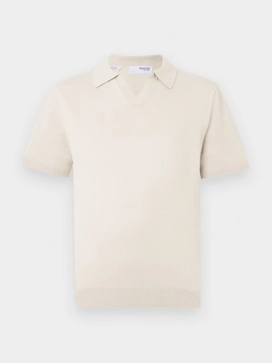 Foto van product Poloshirt Selected beżowy