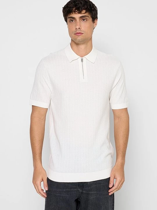 Foto van product Poloshirt Selected crème