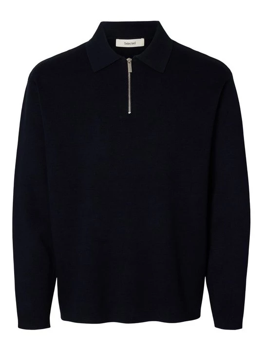 Foto van product Poloshirt Selected donkerblauw