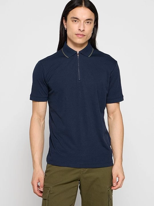 Foto van product Poloshirt Selected donkerblauw