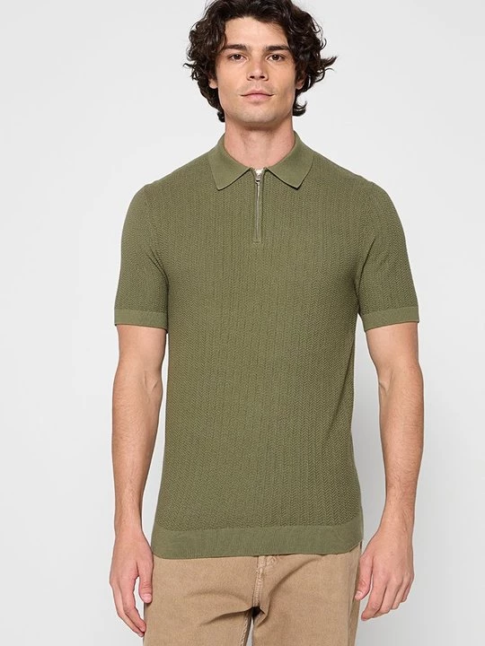 Foto van product Poloshirt Selected groen