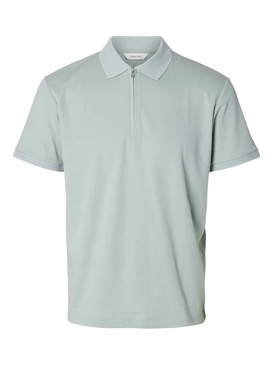 Foto van product Poloshirt Selected lichtblauw