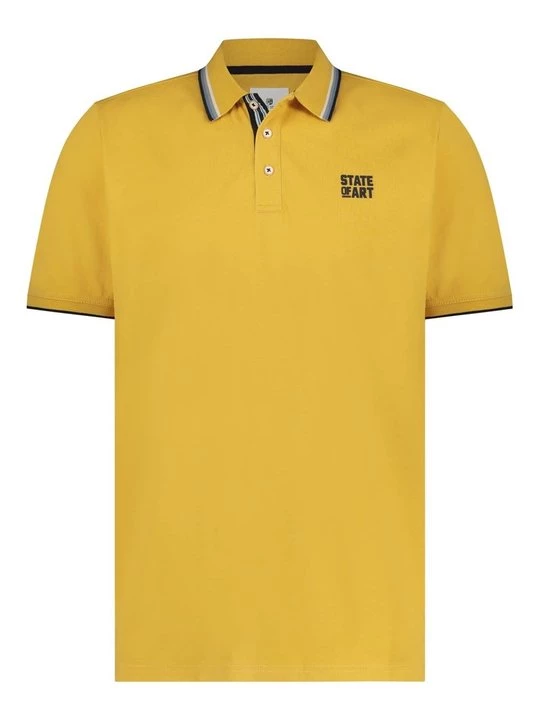 Foto van product Poloshirt STATE OF ART lichtgeel