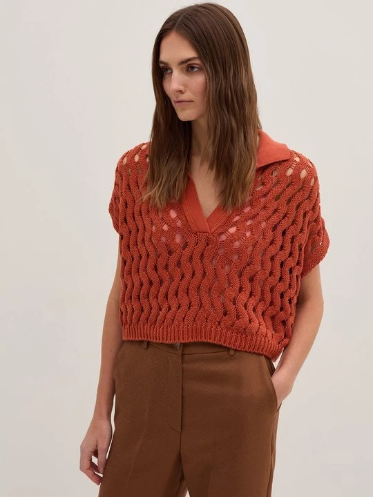 Foto van product Poloshirt Stefanel oranje
