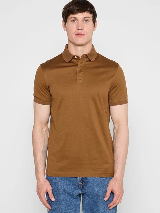 Foto van product Poloshirt Tommy Hilfiger cognac