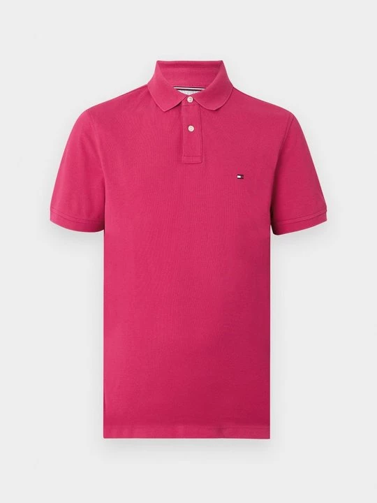 Foto van product Poloshirt Tommy Hilfiger donkerroze